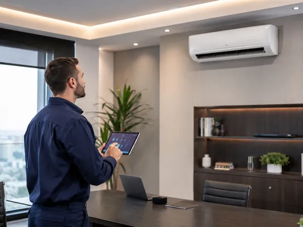Ajuste de ar-condicionado para reduzir o consumo de energia